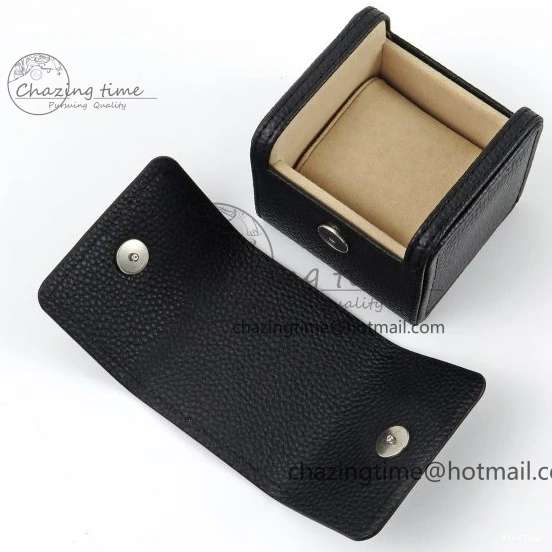 MIROTIME 0217 IWC BLACK LEATHER TRAVEL BOX FreshLook 7085